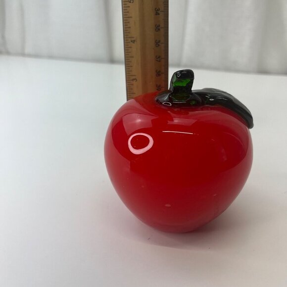 Royal Gallery Hand Blown Glass Fruit 7 PCS Sculptural Fruit Decor Paper Weight M - Picture 13 of 16